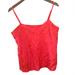 Free People Tops | 4/$25 Free People Intimately Bright Coral Colored Tank Top/Medium/ Flaw- | Color: Pink/Red | Size: M