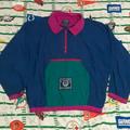 Ralph Lauren Jackets & Coats | 90s Ralph Lauren Chaps Pullover Colorblock Vintage Windbreaker Jacket Polo | Color: Blue/Pink | Size: L