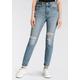 Skinny-fit-Jeans LEVI'S "501 SKINNY" Gr. 29, Länge 30, blau (blues) Damen Jeans Röhrenjeans