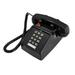 TelPal Black CordedTelephones Old Fashion Landline Phone for Home Office Hotel Single Line Desktop Hearing Impaired Telephone Set for Seniors with Loud Ringer