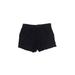 LC Lauren Conrad Khaki Shorts: Black Print Bottoms - Women's Size 2 - Indigo Wash
