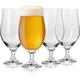 Krosno Lager Craft Beer Glasses | Set of 6 | 500 ML | Harmony Collection | Tulip Stemmed Beer Glasses, Pint Drinking Glasses, Belgian IPA Beer Tasting Glass | Home, Kitchen & Bar | Dishwasher Safe