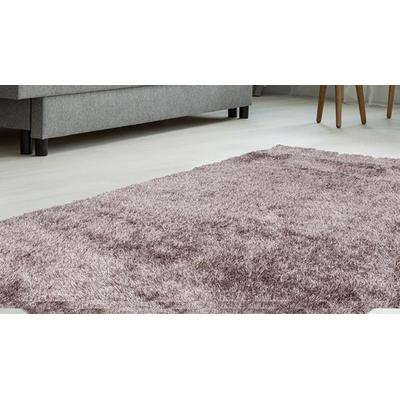 Hochflor-Teppich BRUNO BANANI "Alga", grau (taupe), B:120cm H:40mm L:170cm, Kunstfaser, Teppiche, Uni, Shaggy, Langflor, besonders weich und kuschelig, Wohnzimmer Image