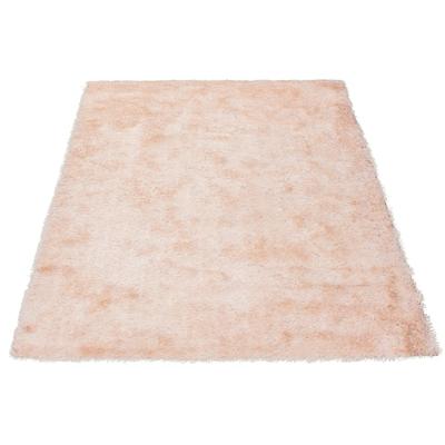 Hochflor-Teppich BRUNO BANANI "Alga", rosa, B:200cm H:40mm L:290cm, Kunstfaser, Teppiche, Uni, Shaggy, Langflor, besonders weich und kuschelig, Wohnzimmer Image