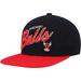 Men's Mitchell & Ness Black/Red Chicago Bulls Team Script 2.0 Fitted Hat