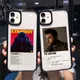 Coque rigide antichoc pour iPhone Hot Ared The Weeknd affiche minimaliste sac pour iPhone 15 13