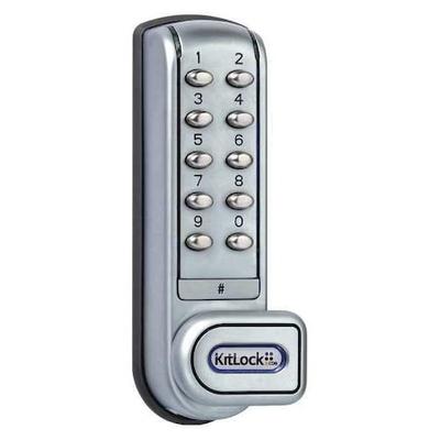 CODELOCKS KL1200SG Electronic Lock,Non-Handed,Keypad