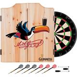 Guinness Dart Cabinet Set with Darts and Board - 20.5" x 3.5" x 24.75"