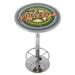 Jeep Willys Vintage Chrome Pub Table - 27.375" x 27.375" x 42"