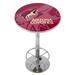 NHL Chrome Pub Table - Watermark - 27.375" x 27.375" x 42"