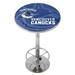 NHL Chrome Pub Table - Watermark - 27.375" x 27.375" x 42"