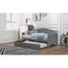 Twin Wooden Daybed with Trundle Bed, Sofa Bed for Bedroom Living Room