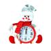 hoksml Christmas Clearance Deals Christmas Decorations Christmas Clock Bedside Decoration Creative Small Gift Clock Cartoon Cute Silent Alarm Clock Gift