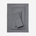 Microfiber Pleated Hem Sheet Set by BrylaneHome in Gray (Size KING)