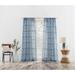 Wide Width Tokai Textured Sheer Panel by BrylaneHome in Multi (Size 56" W 63" L)