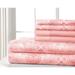 6-PC Paisley Sheet Set by BrylaneHome in Soft Pink (Size TWIN)