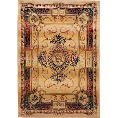 Teppich THEKO "Gabiro 856", beige, B:200cm H:10mm L:200cm, Kunstfaser, Teppiche, Kurzflor, Orient-Optik, ideal im Wohnzimmer & Schlafzimmer Image