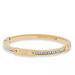 Michael Kors Jewelry | Michael Kors Gold-Tone Pave Embellished Logo Bangle Bracelet | Color: Gold | Size: Os
