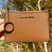 Michael Kors Bags | Michael Kors Zip Coin Wallet Key Ring Card Holder | Color: Brown | Size: Os