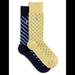 Polo By Ralph Lauren Underwear & Socks | Big & Tall Polo Ralph Lauren 2-Pk Dot Stripe Socks - Light Yellow King Size | Color: Red/Yellow | Size: Xl