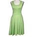 Lularoe Dresses | Lularoe Lime Green Nicki Sleeveless Midi Dress, Size Xxs | Color: Green | Size: Xxs