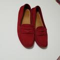 Coach Shoes | Coach Leather Driving Shoes Sz 6.5 | Color: Red | Size: 6.5