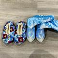 Disney Shoes | Frozen 2 Disney Princess Elsa Dress Up Boots & Elsa & Anna Slippers! Euc | Color: Blue | Size: 12 / 13