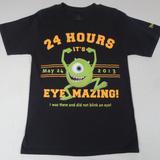 Disney Shirts | Disney Parks Monsters Inc Mike 24 Hours In Park Medium Black T-Shirt H1582 | Color: Black | Size: M