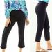 Lilly Pulitzer Pants & Jumpsuits | Lilly Pulitzer Ocean Cay High Rise Crop Pant In Black | Color: Black | Size: 4