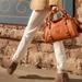 Dooney & Bourke Bags | Genuine Leather Satchel Handbag | Color: Tan | Size: H9.5"W6.5"Xl15"