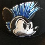 Disney Accessories | Disney Parks Authentic Original Angry Mickey Mohawk Youth Baseball Cap | Color: Black | Size: Youth