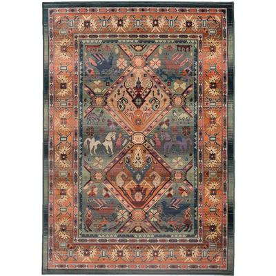 Teppich THEKO "Gabiro 13", grün, B:68cm H:10mm L:135cm, Kunstfaser, Teppiche, gewebt, Orient-Optik, ideal im Wohnzimmer & Schlafzimmer Image