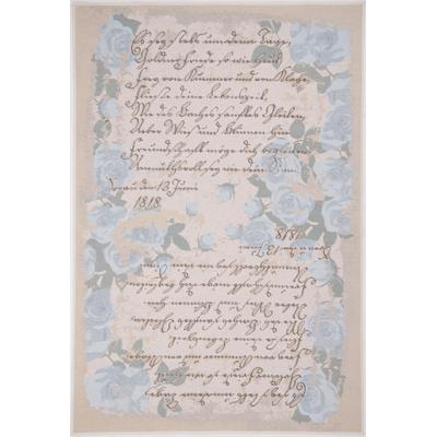 Teppich THEKO "Flomi Paris", beige, B:240cm H:4mm L:340cm, Kunstfaser, Teppiche, Flachgewebe, ideal im Wohnzimmer & Schlafzimmer Image