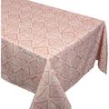 Nappe imprimée 100% polyester boho 150x200 cm - Marron Sienne