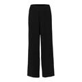 Selected Damen Weit Geschnittene Stoffhose Schlupf Marlene Hose Culotte Palazzo Pants SLFTINNI-Relaxed, Farben:Schwarz-2, Größe:42W / 32L, Z-Länge:L32