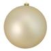 Northlight Seasonal Matte Shatterproof Christmas Ball Ornament 12" (300mm) Plastic in Gray/Yellow | 12.5 H in | Wayfair 31755265