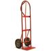 Milwaukee Hand Truck 800 lbs P-Handle Truck with 10 in. Solid Puncture Proof Tire Red