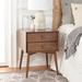 Corrigan Studio® Karianna Nightstand Wood in Brown | 24 H x 18 W x 18 D in | Wayfair 67D42DB8B6184E96954F4FAE709108AD