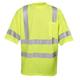 10-Pack of Cordova V4312XL Cor-Brite Type R Class III Lime Birdseye Mesh T-Shirt Short Sleeves Chest Pocket 2-Inch Silver Reflective Tape 2X-Large