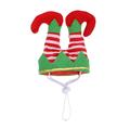 1pc Xmas Clown Hat Color-blocked Party Hat Pet Accessories Clothing Supplies Cosplay Headdress