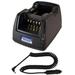 Charger for Motorola NNTN7035A Dual Bay in-Vehicle Rapid Charger