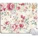 Vintage Floral Flower Pattern Mouse Pad Floral Print Art Abstract Mouse pad Beautiful Mousepads Gaming Mouse Pads Non-Slip Rubber MousePads for Computers Laptop Office