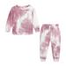 Receiving Blanket And Headband Set 12 Month Girl Clothes Kids Toddler Boy Girls Clothes Sports Casual Tie Dye Prints Long Sleeves Sweartershirt Elastic Waist Pants Set Outfit Monogrammed Baby Gift