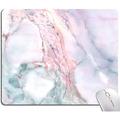 Pink Marble Premium Mouse Pad Textured Mouse Pad Personalized Waterproof Mousepad Rectangle Mouse Pads with Designs Non-Slip Rubber Smooth MousePads for Computer Laptop Small