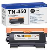 Black 1-Pack TN450 Toner Cartridge Replacement for Brother TN450 Intellifax 2840 Intellifax 2940 MFC-7240 MFC-7860DW HL-2130 DCP-7060D Printer