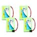 4x Pack - Uniden TRU8860-2 Battery - Replacement for Uniden Cordless Phone Battery (800mAh 3.6V NI-MH)