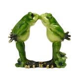 Creative Resin Frog Figurine Decor Couple Frog Statue Animal Collectible Figurines Mascot