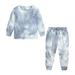 Receiving Blanket And Headband Set 12 Month Girl Clothes Kids Toddler Boy Girls Clothes Sports Casual Tie Dye Prints Long Sleeves Sweartershirt Elastic Waist Pants Set Outfit Monogrammed Baby Gift