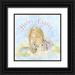 Reed Tara 20x20 Black Ornate Wood Framed with Double Matting Museum Art Print Titled - Farmhouse Easter Sentiment VII-Easter Rabbits