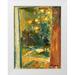 Enckell Magnus 25x32 White Modern Wood Framed Museum Art Print Titled - Christmas Tree in the Hall of Kilo Mansion